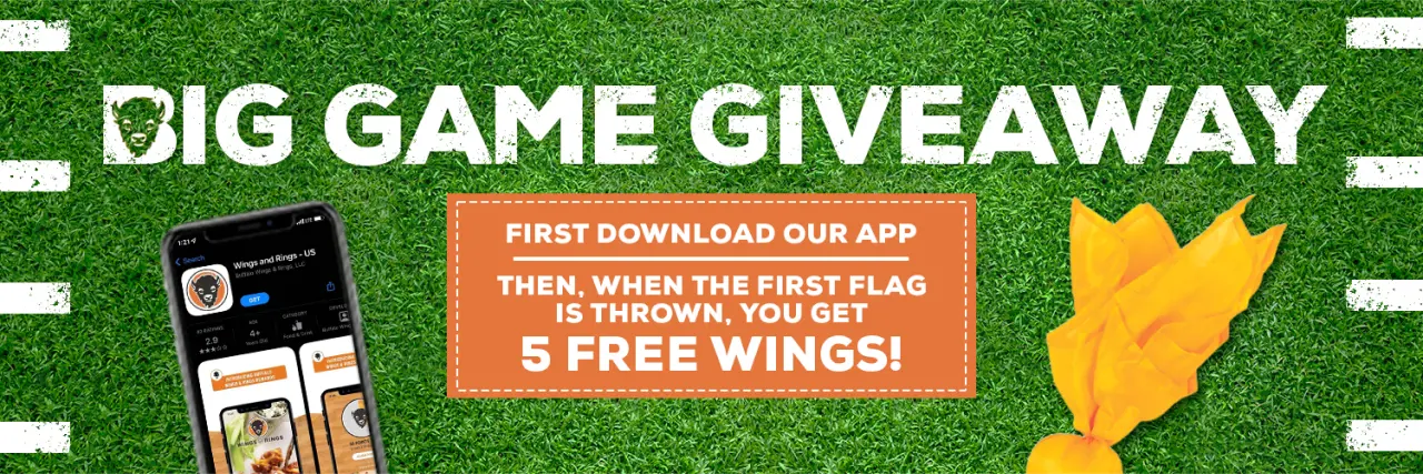 Big game promotional banner