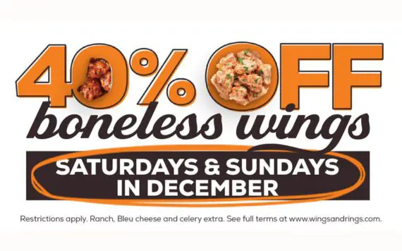 40% Off Boneless