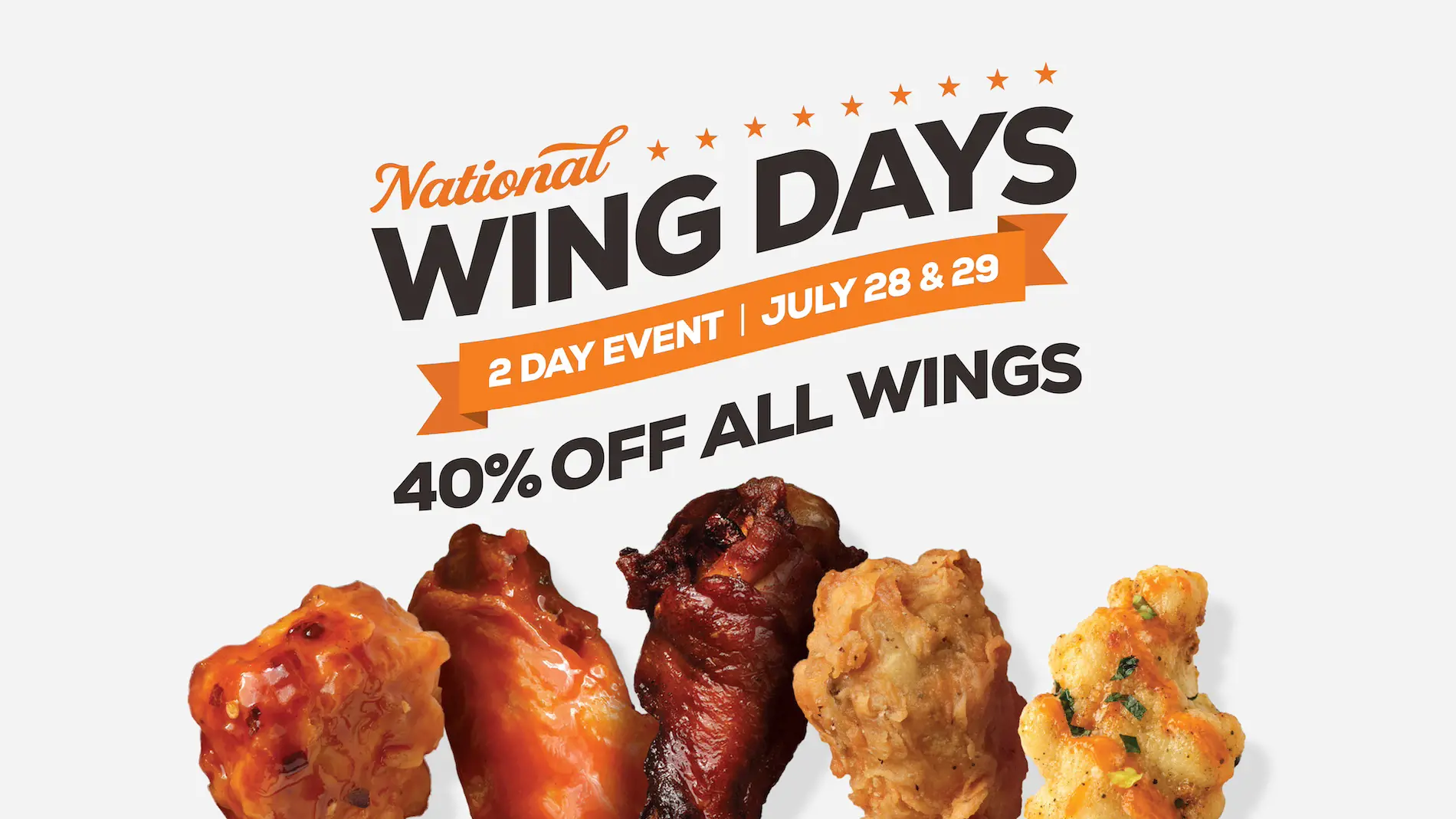 National Chicken Wing Day 2026: Celebrate with 40% Off Wings